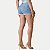 SHORT OGNUS JEANS CLARO COM ELASTANO BÁSIC FEMININA ADULTO - Imagem 3