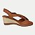 SANDALIA PICCADILLY ANABELA COMFORT MARROM FEMININA ADULTO - Imagem 2
