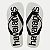CHINELO HAVAIANAS TOP LOGOMANIA 2 DE DEDO BRANCO COM PRETO MASCULINO ADULTO - Imagem 1