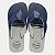 CHINELO HAVAIANAS URBAN PRINT DE DEDO BRANCO COM AZUL MASCULINO ADULTO - Imagem 1