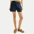 SHORT HERING VISCOSE COM POLIESTER AZUL MARINHO ALFAIATARIA FEMININO ADULTO - Imagem 1