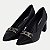 SAPATO PICCADILLY SALTO ALTO SCARPIN PRETO FEMININO ADULTO - Imagem 3