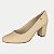 SAPATO MODARE SALTO ALTO SCARPIN BEGE FEMININO ADULTO - Imagem 1