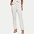 CALÇA LEE LINHO COM ELASTANO OFFWHITE ALFAIATARIA FEMININO ADULTO - Imagem 1