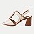 SANDALIA DAKOTA SALTO ALTO ACTIVE CREME FEMININO ADULTO - Imagem 3