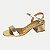 SANDALIA VIZZANO SALTO MÉDIO ACTIVE DOURADO FEMININO ADULTO - Imagem 1