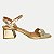 SANDALIA VIZZANO SALTO MÉDIO ACTIVE DOURADO FEMININO ADULTO - Imagem 2
