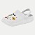 SANDALIA MOLECA CLOG COM APLIQUE BRANCO FEMININA ADULTO - Imagem 1