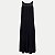 VESTIDO LUNENDER REGATA DE VISCOSE LISO PRETO FEMININO ADULTO - Imagem 1