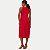 VESTIDO LUNENDER REGATA DE MALHA VERMELHO - Imagem 2
