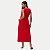 VESTIDO LUNENDER REGATA DE MALHA VERMELHO FEMININO ADULTO - Imagem 2