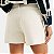 SHORT HERING BRIM BRUTO OFFWHITE BÁSICO FEMININO ADULTO - Imagem 2