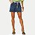SHORT DOCE TRAMA JEANS MÉDIO COM ELASTANO BÁSICO FEMININO ADULTO - Imagem 1