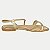 SANDALIA MISSISSIPI RASTEIRA OURO FEMININA ADULTO - Imagem 2