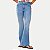 CALÇA DOCE TRAMA JEANS CLARO COM ELASTANO FLARE FEMININA ADULTO - Imagem 1