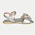 SANDALIA MINI SUA CIA RASTEIRA  SILVER PRATA FEMININA INFANTIL - Imagem 2