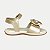 SANDALIA KIDY BABY EQUILIBRIO DOURADA FEMININA INFANTIL - Imagem 3