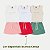 CONJUNTO VERÃO RANDA MUNDU SAIA E BLUSA REGATA SALMÃO  FEMININO INFANTIL - Imagem 1