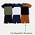 CONJUNTO VERÃO RANDA MUNDU BERMUDA E CAMISETA TERRACOTA MASCULINO INFANTIL - Imagem 1