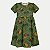 VESTIDO ALAKAZOO MANGA CURTA DE MALHA ESTAMPADA VERDE FEMININO INFANTIL - Imagem 1