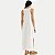 VESTIDO HERING REGATA DE VISCOSE E POLIESTER OFFWHITE FEMININO ADULTO - Imagem 2