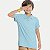 POLO ALAKAZOO MANGA CURTA COMFORT ALGODÃO LISA AZUL MASCULINO INFANTIL - Imagem 1