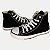BOTA CONVERSE CASUAL PRETO DE LONA UNISEX ADULTO - Imagem 4