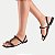 SANDALIA MISSISSIPI RASTEIRA PRETA FEMININA ADULTO - Imagem 2