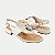 SANDALIA MISSISSIPI SALTO BAIXO ACTIVE OFFWHITE FEMININA ADULTO - Imagem 4