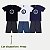 CONJUNTO VERÃO RANDA MUNDU BERMUDA E CAMISETA PRETO MASCULINO INFANTIL - Imagem 2