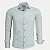 CAMISA AMIL MANGA LONGA SLIM MISTA LISA SEM BOLS MASCULINO ADULTO - Imagem 1