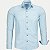 CAMISA AMIL MANGA LONGA SLIM POLIAMIDA E ELASTANO AZUL MASCULINO ADULTO - Imagem 1