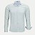 CAMISA AMIL MANGA LONGA SLIM ALGODÃO FIO 60 SEM BOLSA BRANCO MASCULINO ADULTO - Imagem 1