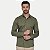 CAMISA AMIL MANGA LONGA SLIM ALGODÃO LISA VERDE MASCULINO ADULTO - Imagem 1