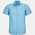 CAMISA AMIL MANGA CURTA COMFORT ALGODÃO SEM BOLSO AZUL MASCULINO ADULTO - Imagem 1