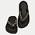 CHINELO RAFITTHY DEDO FLAT BOLD SHINE PRETO FEMININO ADULTO - Imagem 3