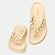 CHINELO RAFITTHY DEDO FLAT ESSENZA OFFWHITE FEMININO ADULTO - Imagem 3