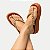 CHINELO RAFITTHY DEDO FLAT CIRCOLARE CARAMELO FEMININO ADULTO - Imagem 2