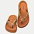 CHINELO RAFITTHY DEDO FLAT CIRCOLARE CARAMELO FEMININO ADULTO - Imagem 3