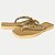 CHINELO RAFITTHY DE DEDO PEARL SEASON CARAMELO FEMININO ADULTO - Imagem 3