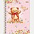 CADERNO TILIBRA UNIVERSITÁRIO 10 MATÉRIAS CAPA DURA LOVE BEARS FEMININO (CORES SORTIDAS) 30159-P - Imagem 2
