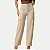 CALÇA OGNUS BRIM COM ELASTANOCARGO BEGE FEMININA ADULTO - Imagem 1