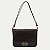 BOLSA CLASSE TRANSVERSAL DE COURO MARROM ESCURO FEMININA ADULTO - Imagem 1