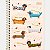 CADERNO TILIBRA ESPIRAL CAPA DURA 1/4 (P) DE RECADO BROWNIE THE DOG FEMININO (CORES SORTIDAS)  30283-P - Imagem 3