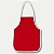 AVENTAL ACP ESCOLAR LISO VERMELHO UNISEX 27184-P - Imagem 1