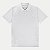 POLO FICO MANGA CURTA COMFORT DE MALHA CANELADA  BRANCO MASCULINO ADULTO - Imagem 1