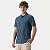 POLO FICO MANGA CURTA COMFORT MALHA CANELADA AZUL MASCULINO ADULTO - Imagem 1