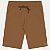 BERMUDA FICO MOLETOM  CASUAL MARROM  MASCULINA ADULTO - Imagem 1