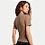 BLUSA HERING MANAGA CURTA MALHA CANELADA BEGE  FEMININO ADULTO - Imagem 2