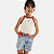 SHORT HERINGKIDS JEANS BRUTO CLRO BÁSIC FEMININO INFANTIL - Imagem 1